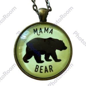 Mama bear necklace